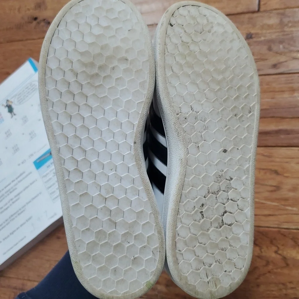 Adidas Grand Court 2.0 White and Black Sneakers